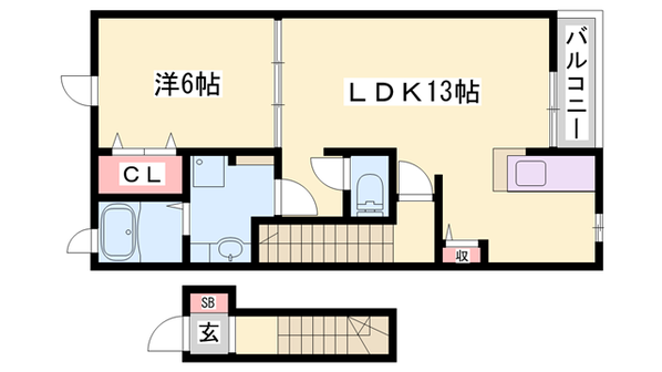 cell cubeⅡの物件間取画像